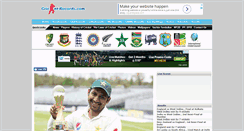 Desktop Screenshot of cricket-records.com